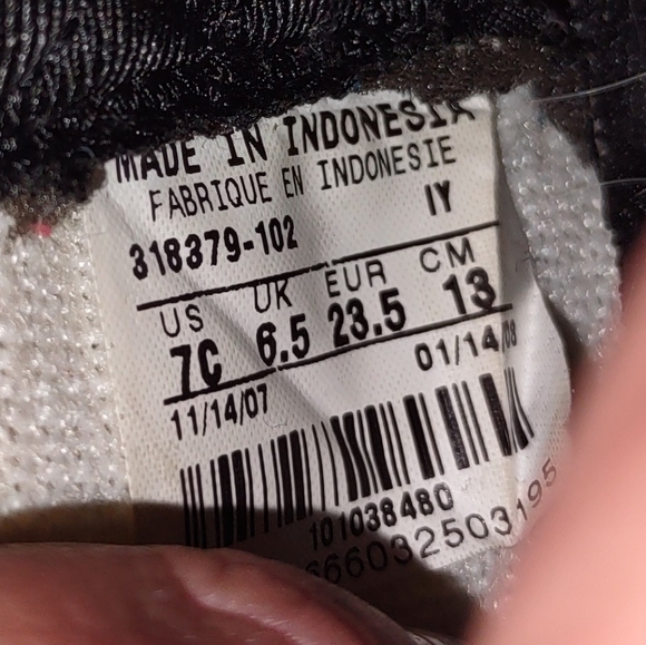 Kids vintage nike jordan retro Xx3 #23 (size 7C) - Picture 4 of 4